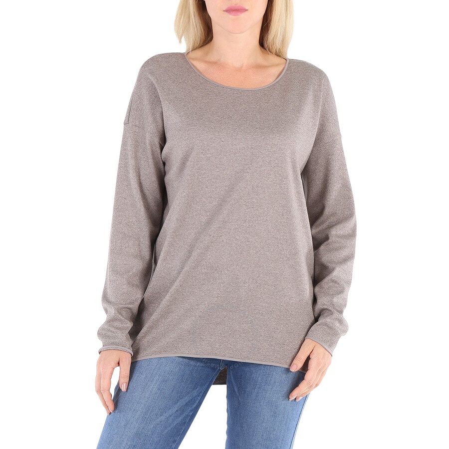Wolford Ladies Dove Fine Wool-jersey Loose Fit Pullover - 3