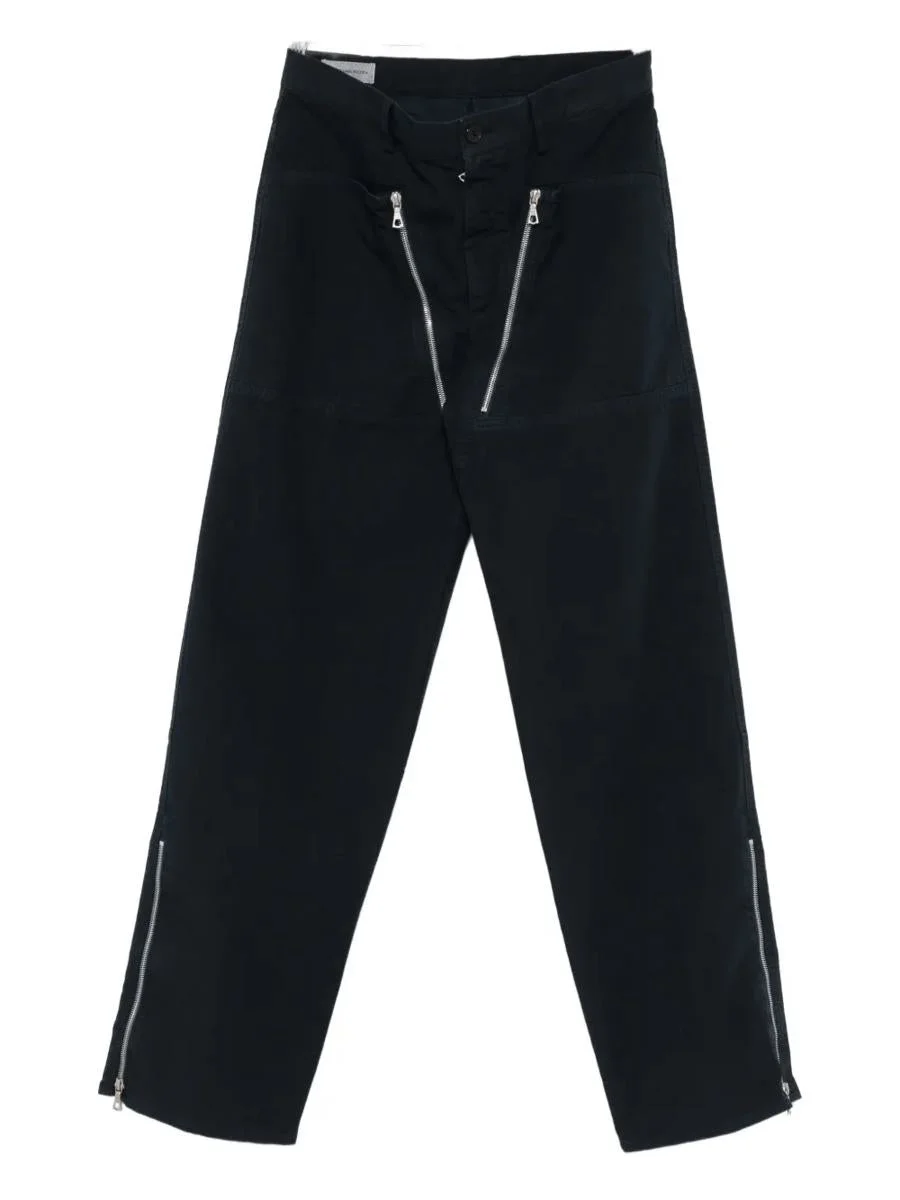 Dries Van Noten Pexior Gd Sv 2101 M.W. Pants Navy - 1