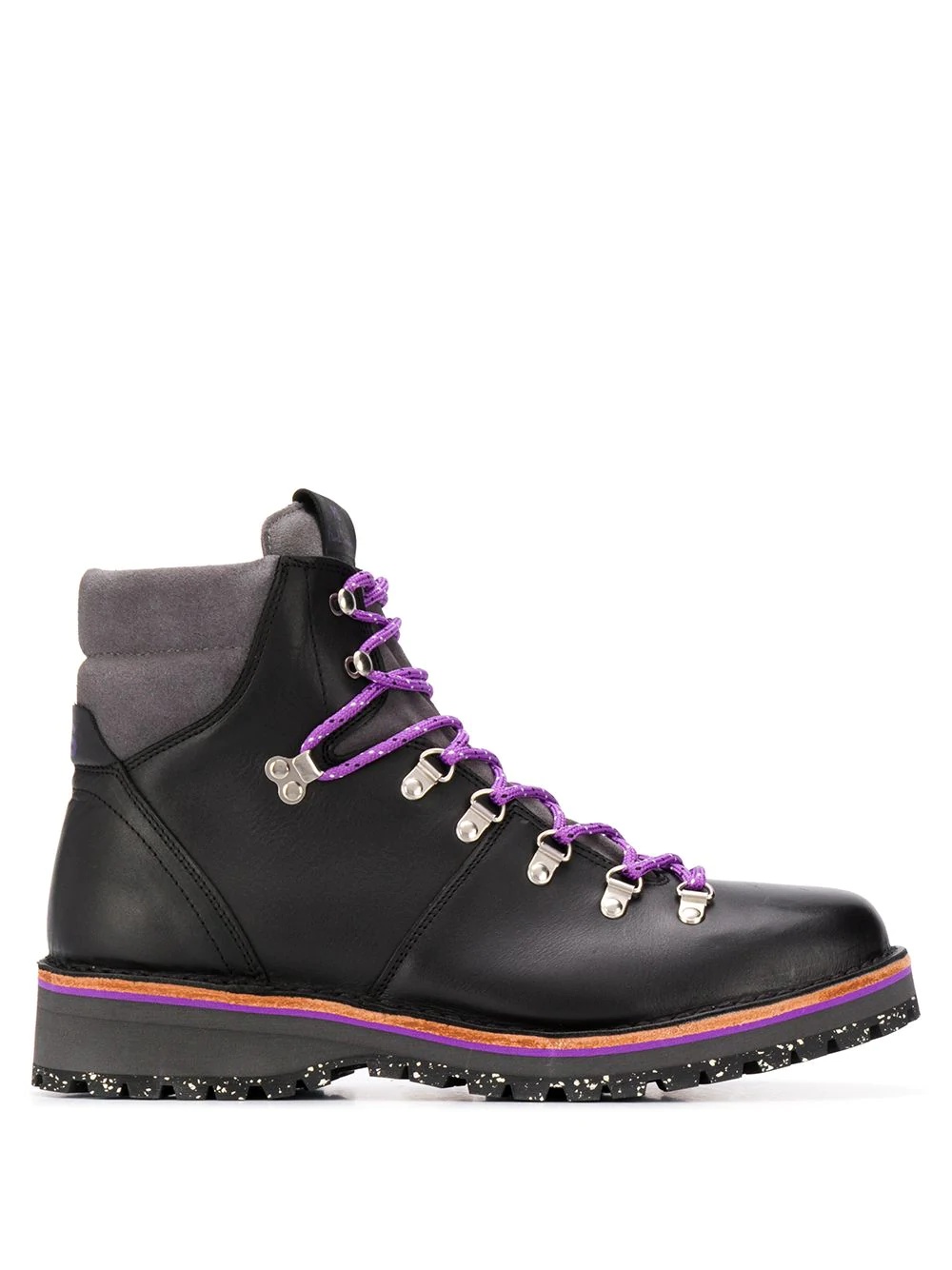 lace-up hiking ankle boots - 1