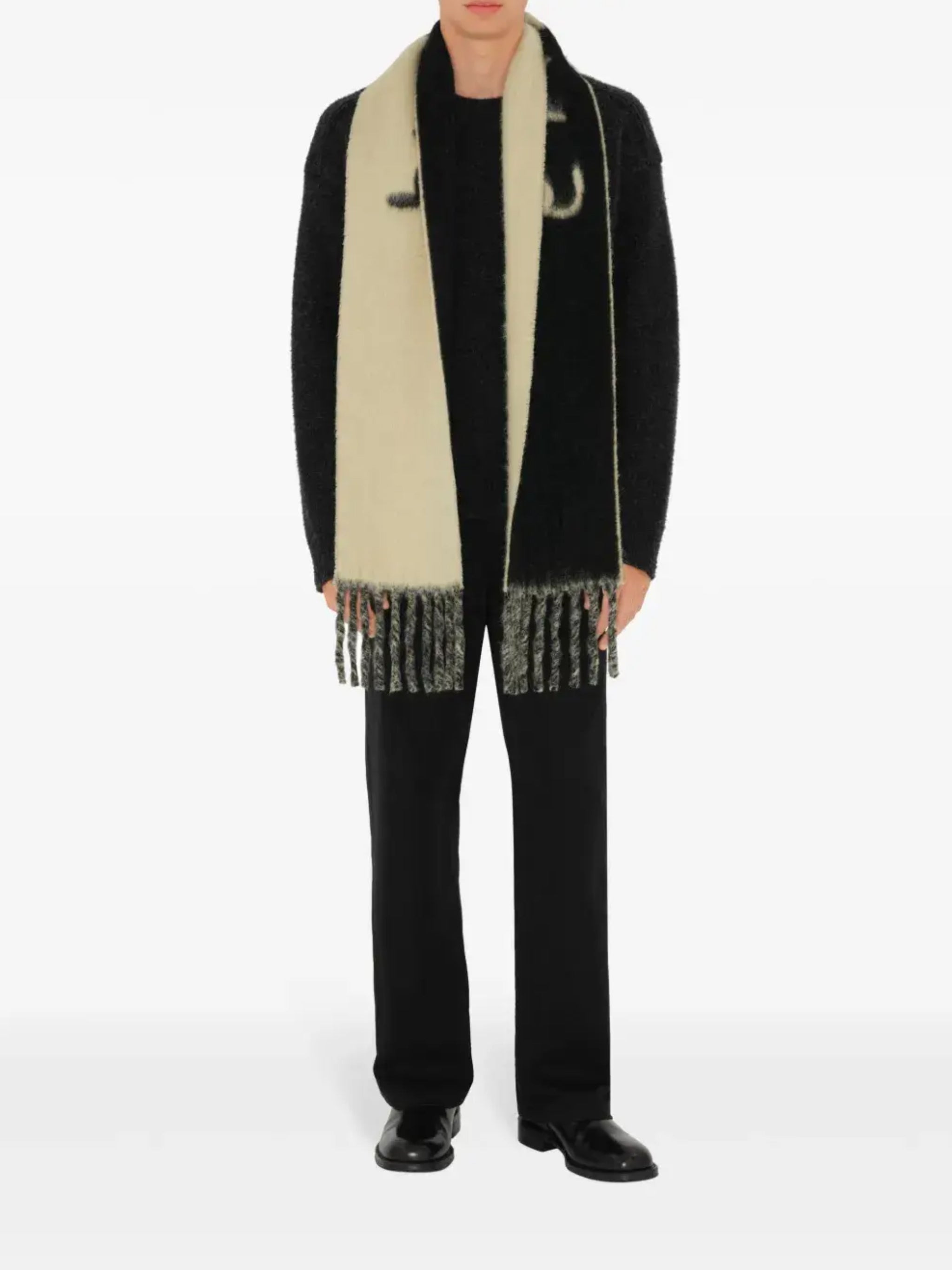 BURBERRY - Women Classic Stripe Trim Scarf - 2