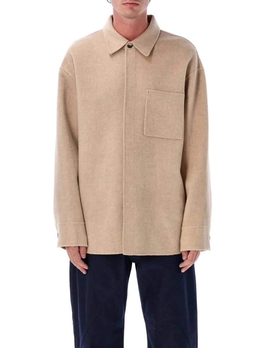 JW Anderson Oversized Wool Shirt Jacket - 1