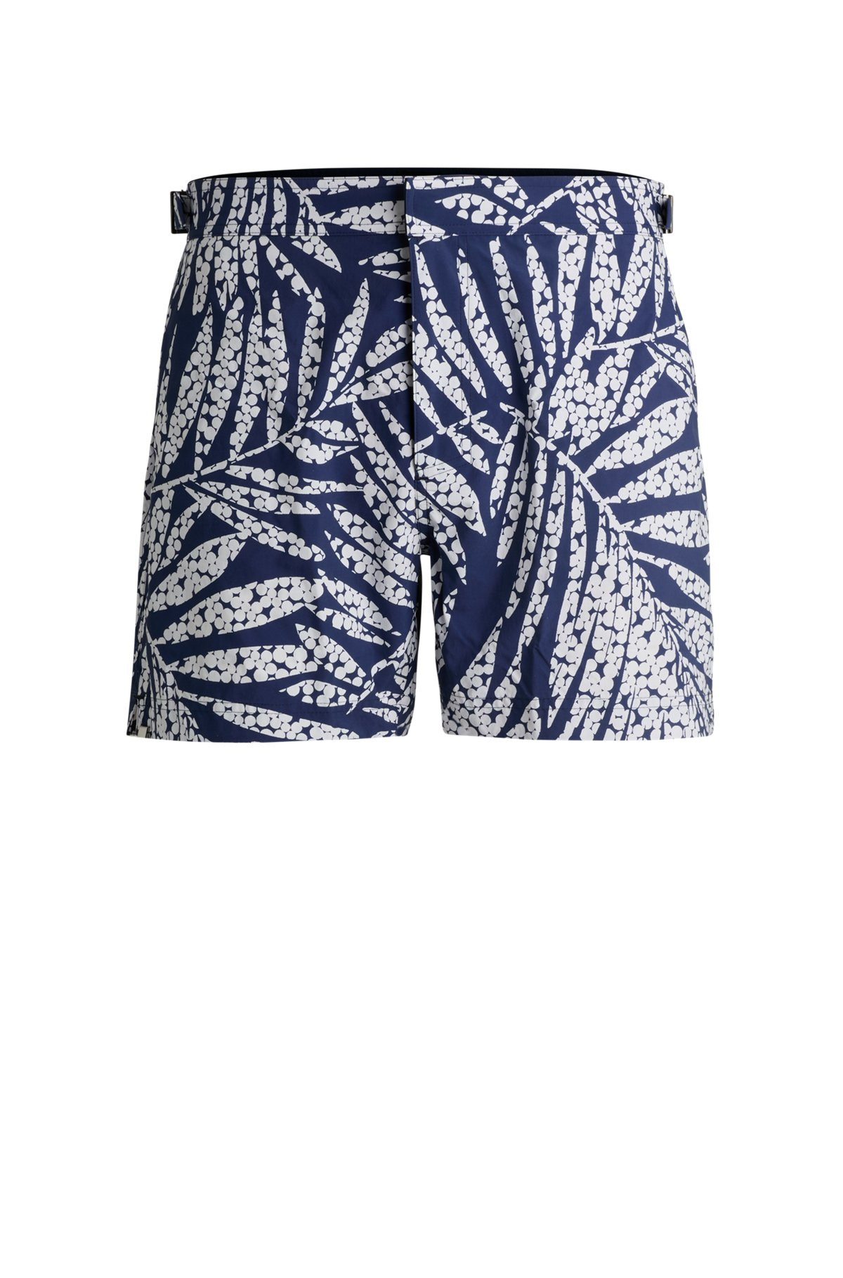 FULLY LINED SWIM SHORTS IN QUICK-DRYING PRINTED FABRIC - 1