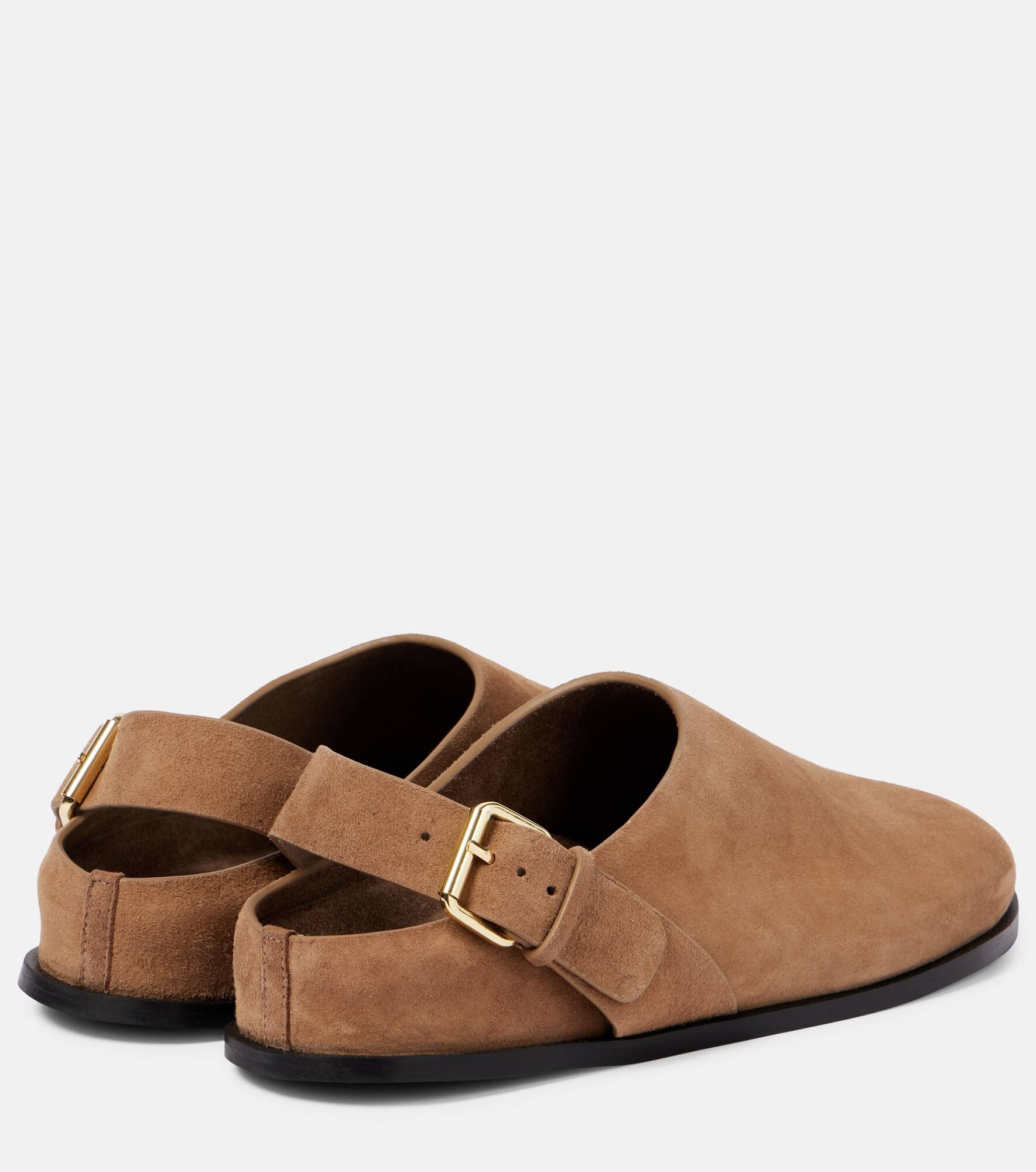 Louis suede clogs - 2