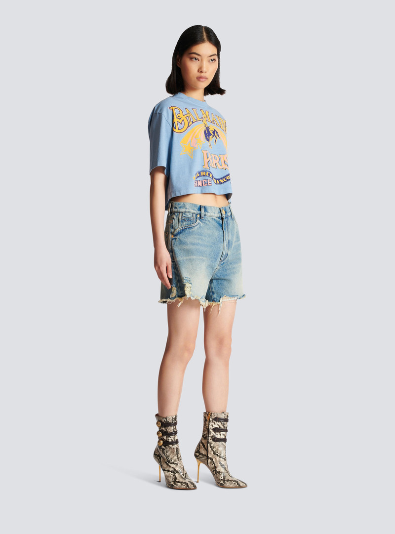 Vintage denim shorts 3