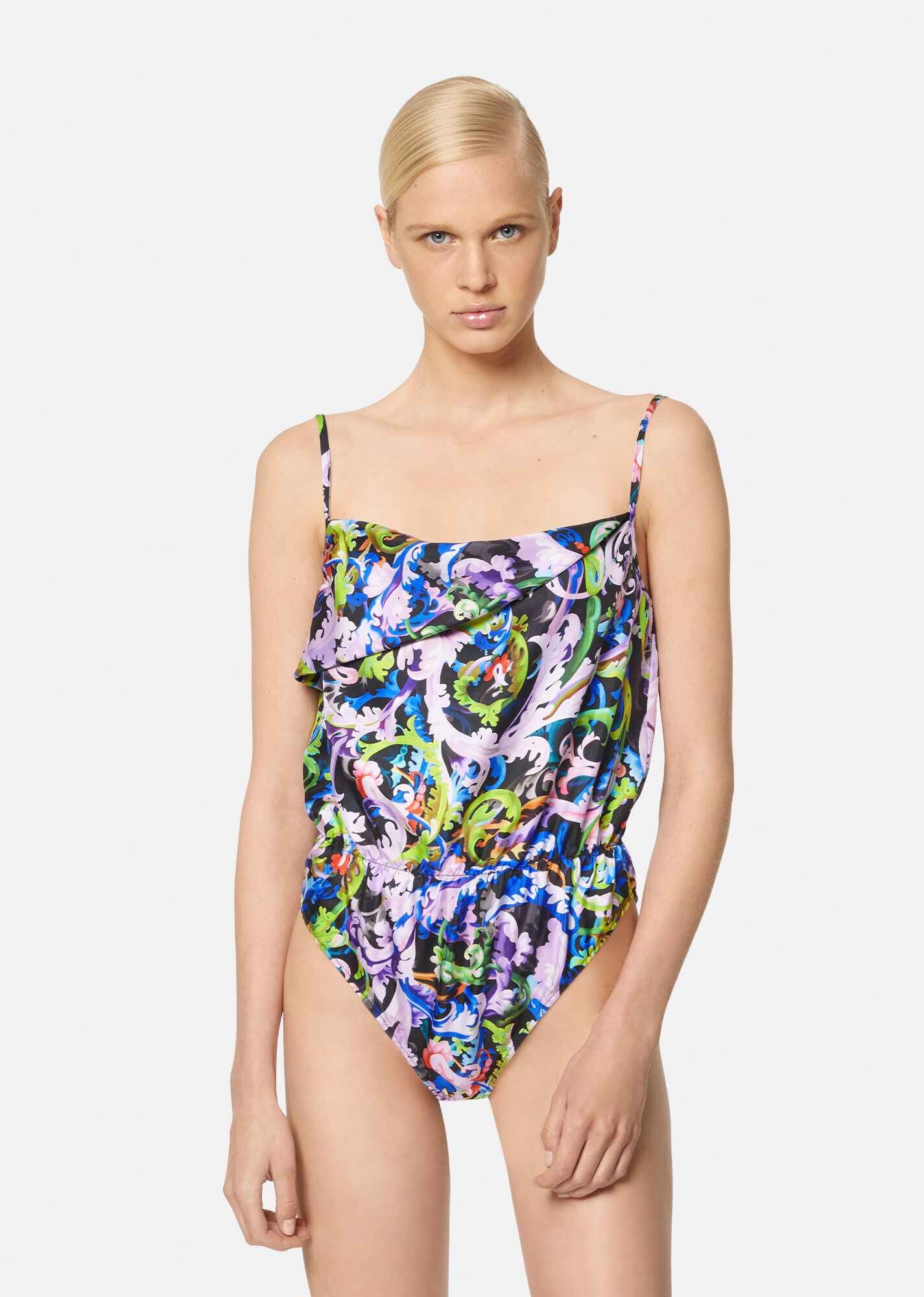 Baroccoflage Print Silk Body - 2