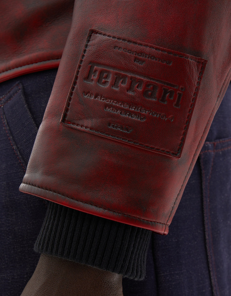 Reconditioned by Ferrari leather jacket for the 2026 Silverstone GP 5