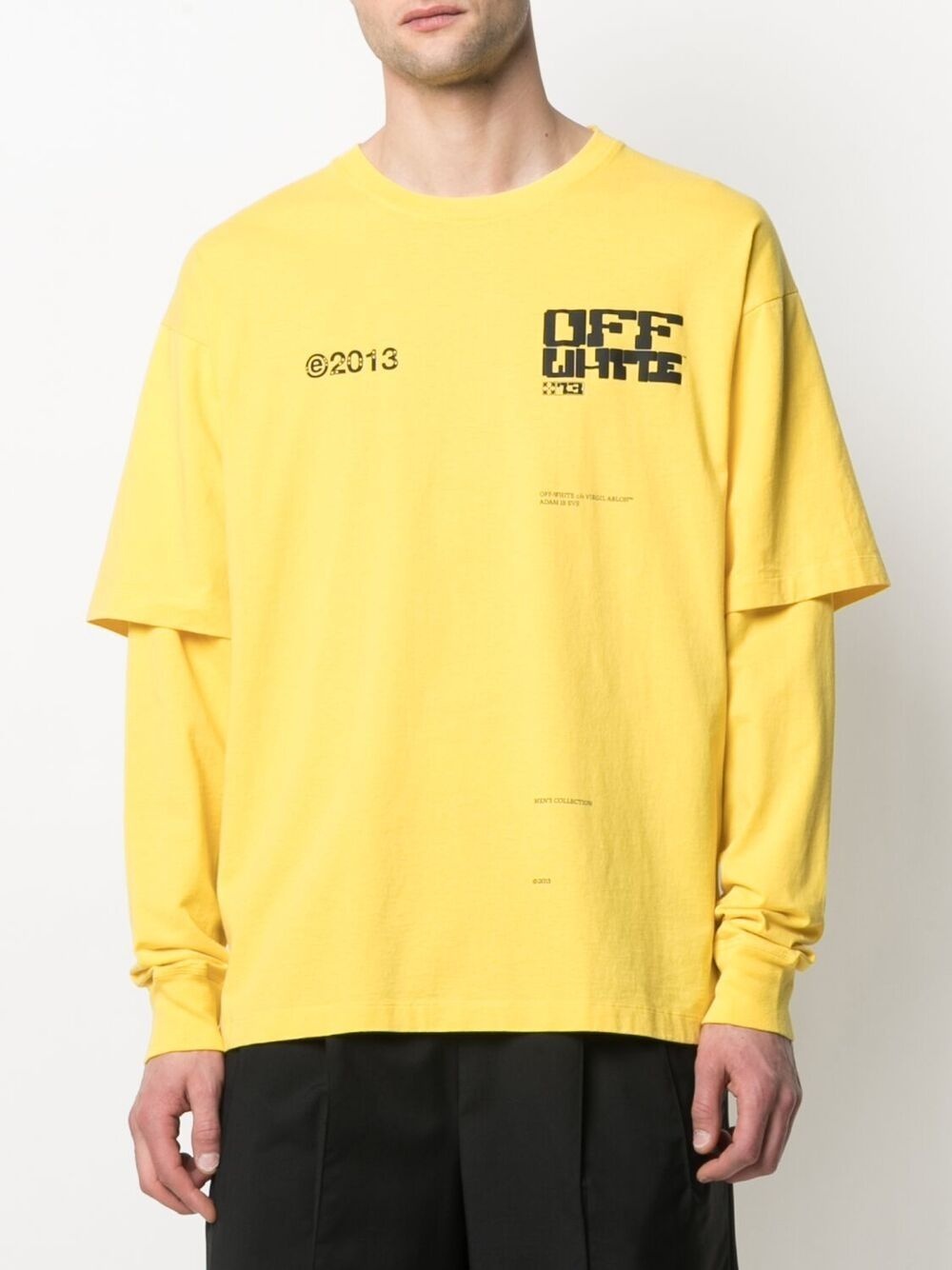 Tech Marker double-sleeve T-shirt - 3