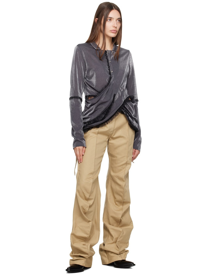 Kiko Kostadinov Beige Lindahl Trousers outlook