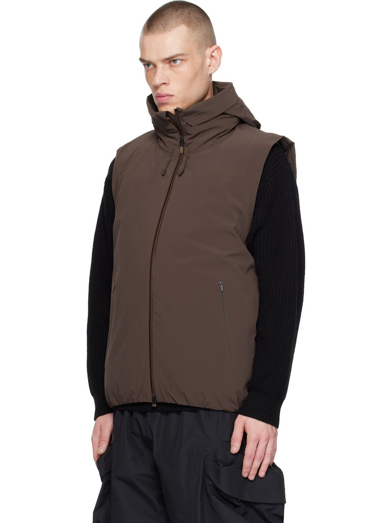 DESCENTE ALLTERRAIN Brown Mizusawa Invisible INV-08 Down Vest outlook