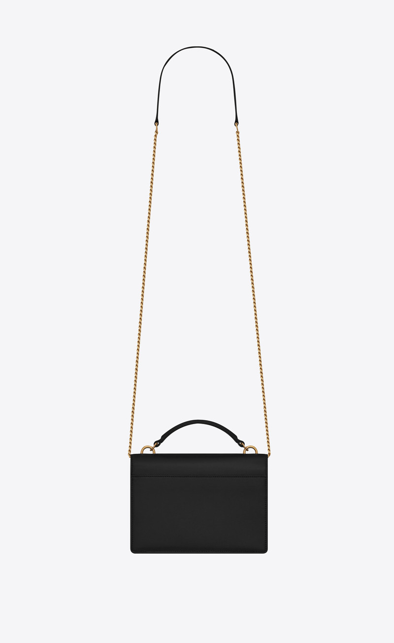 SAINT LAURENT sunset chain wallet in smooth leather outlook