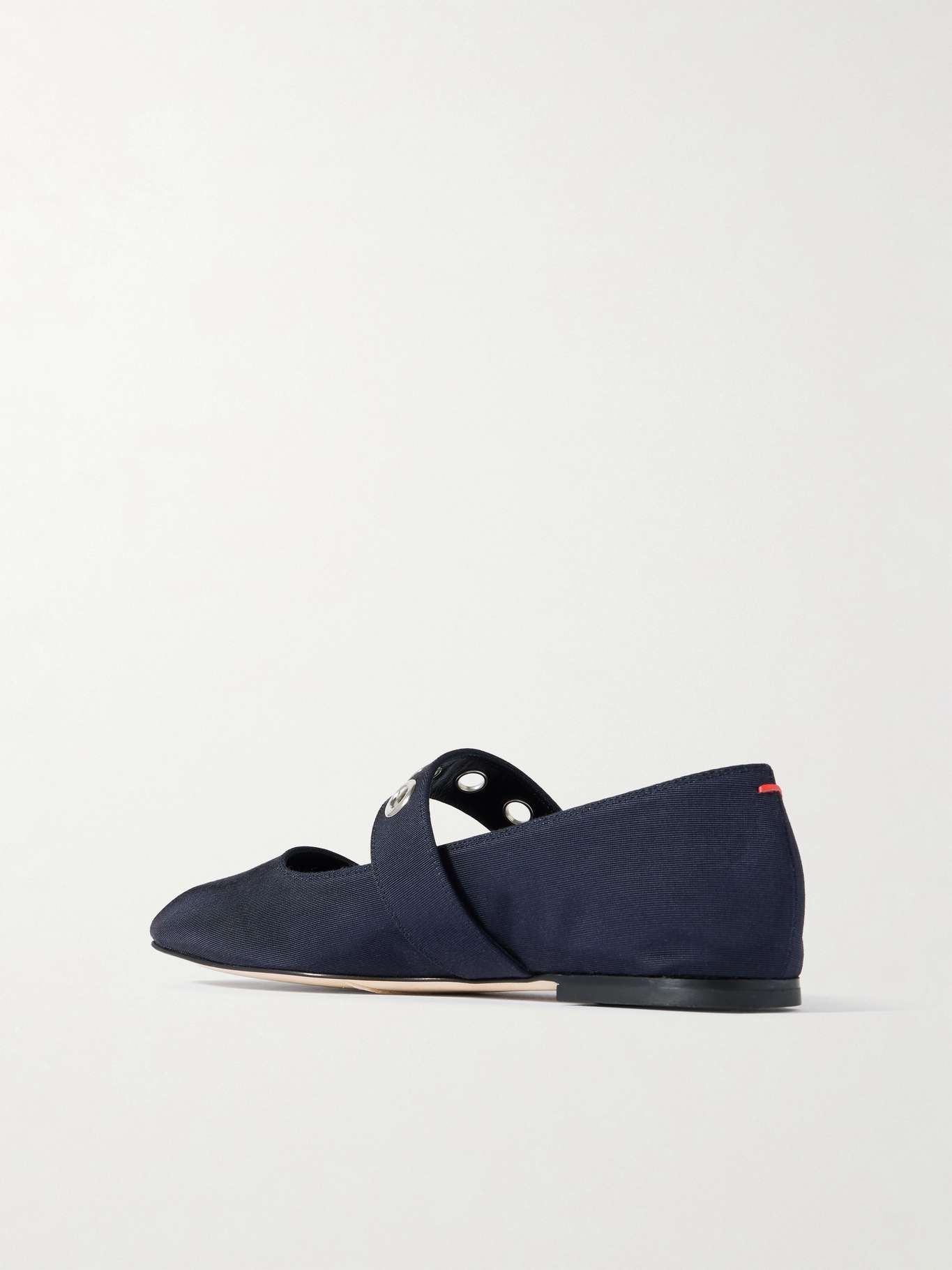 Uma embellished grosgrain Mary Jane ballet flats Navy - 3