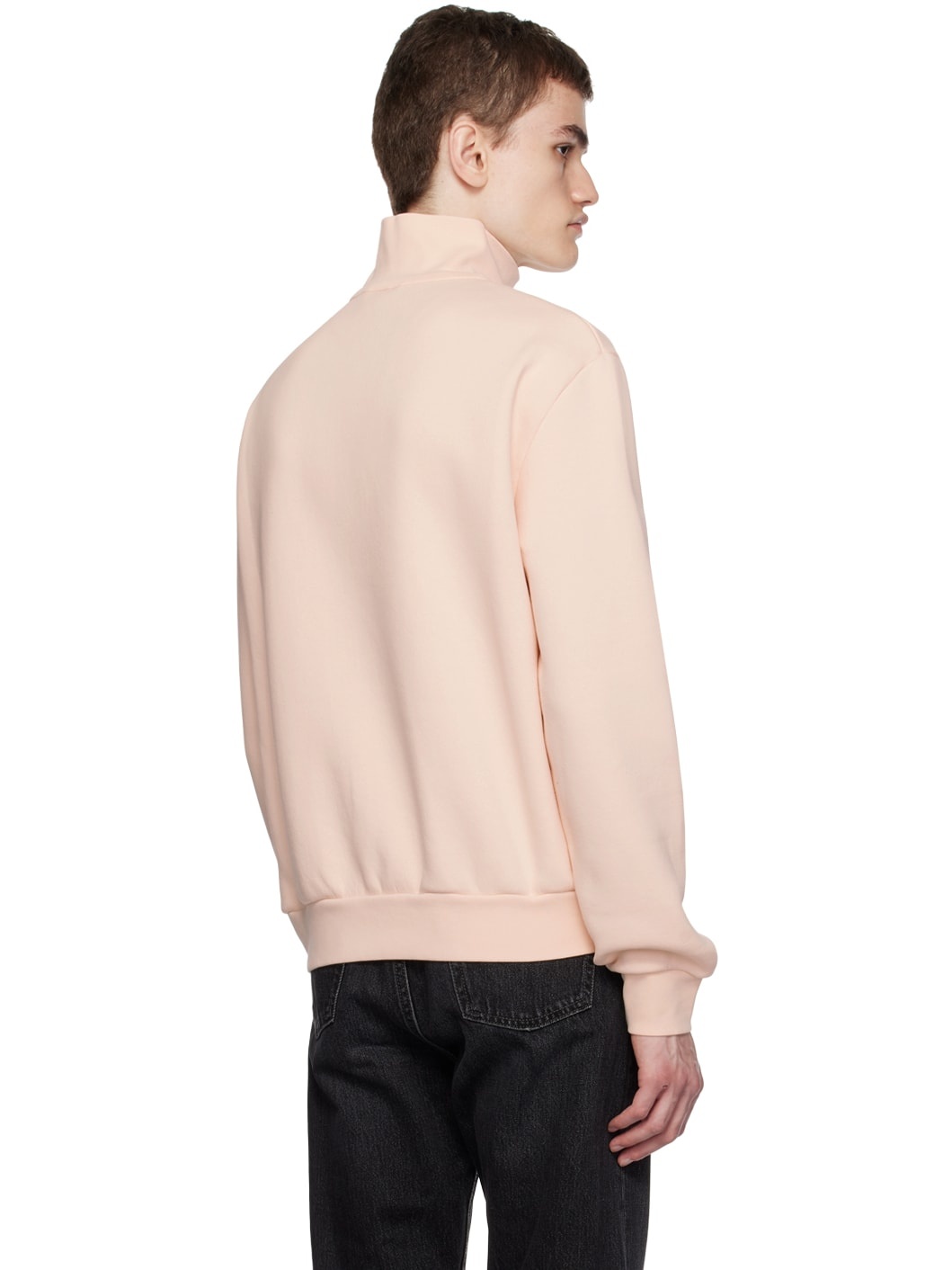 Pink Zippered Sweater - 3