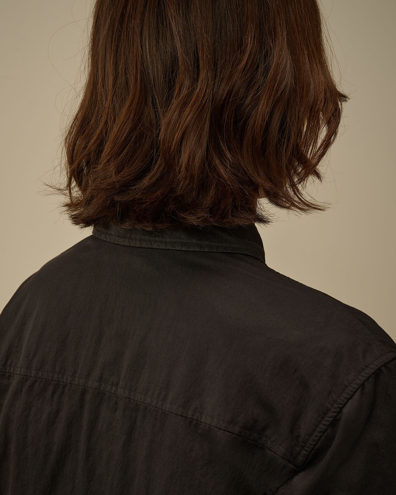 Diagonal Flatt Nylon Zipped Overshirt 6