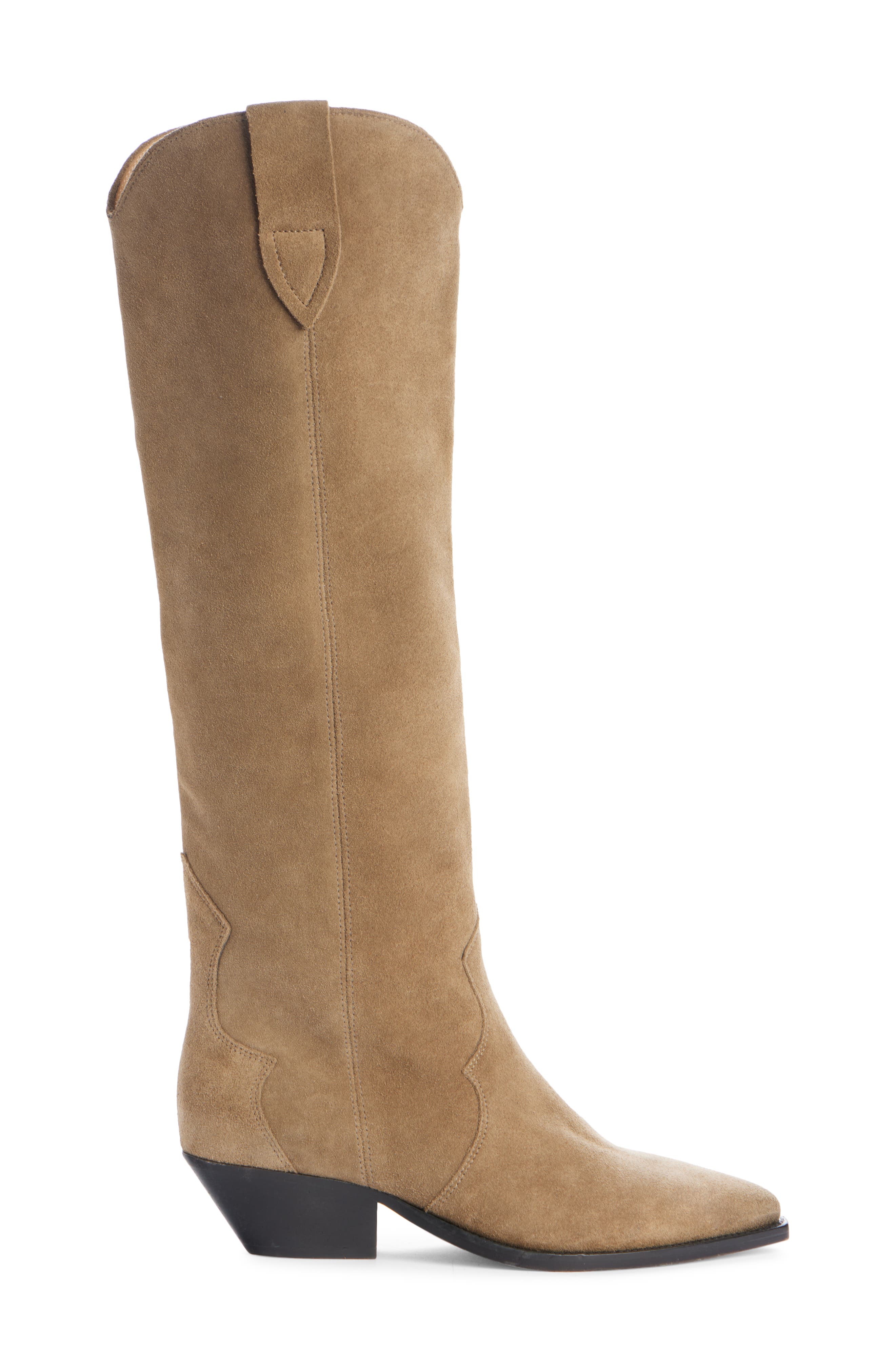 Isabel Marant Denvee Tall Western Boot in Taupe at Nordstrom - 3