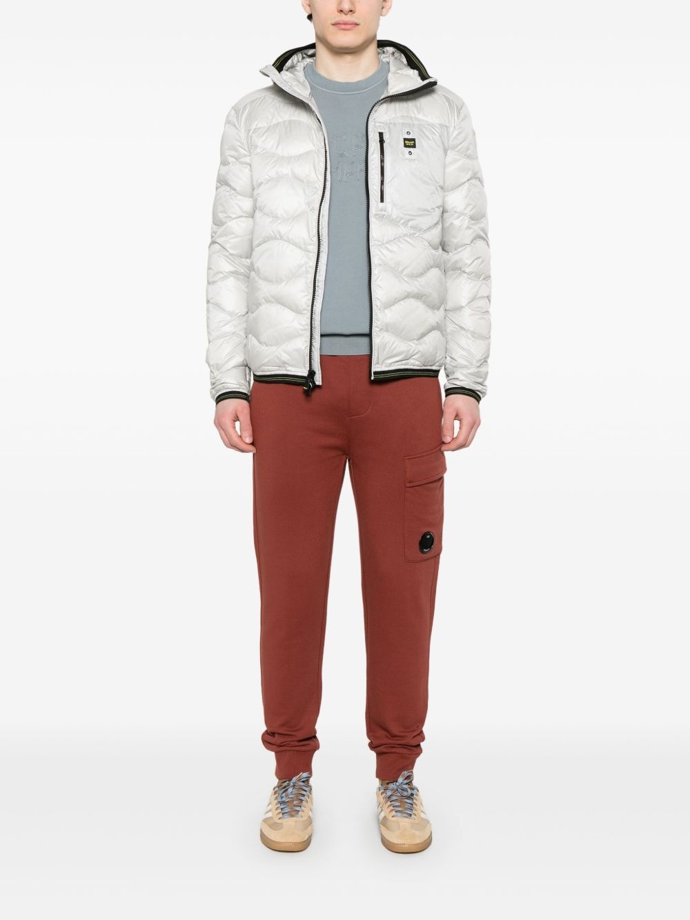 Lens-detail track trousers - 2