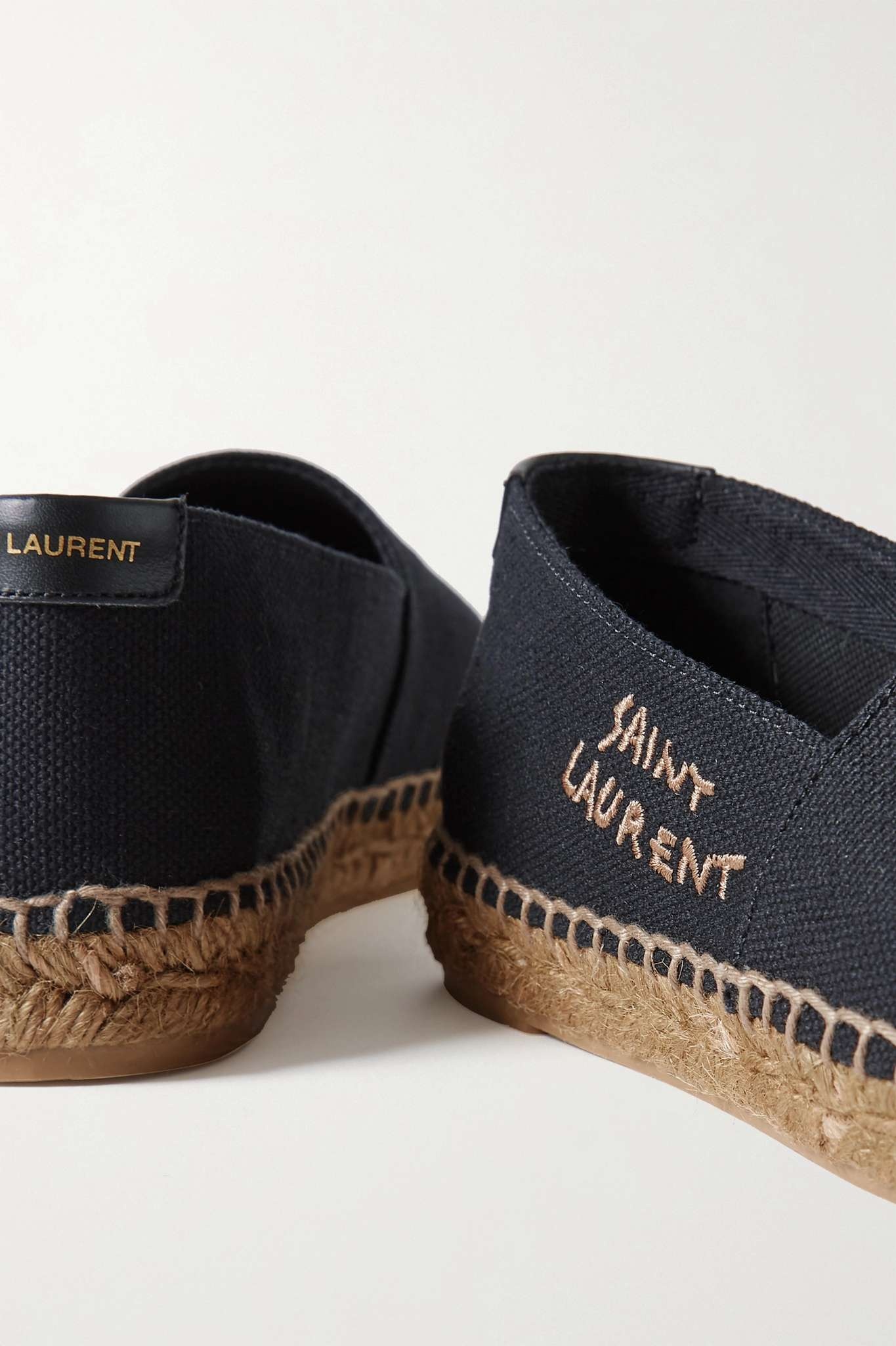 Logo-embroidered canvas espadrilles - 5