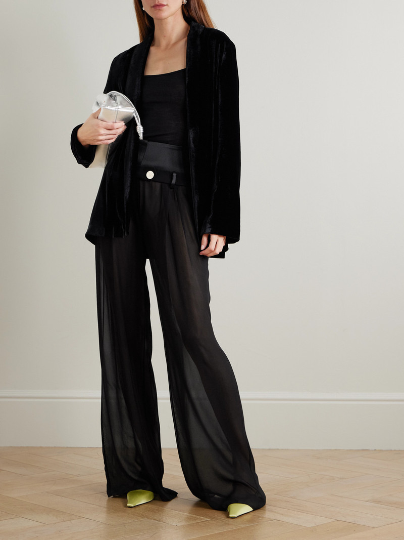GALVAN Julianne Velvet Blazer outlook