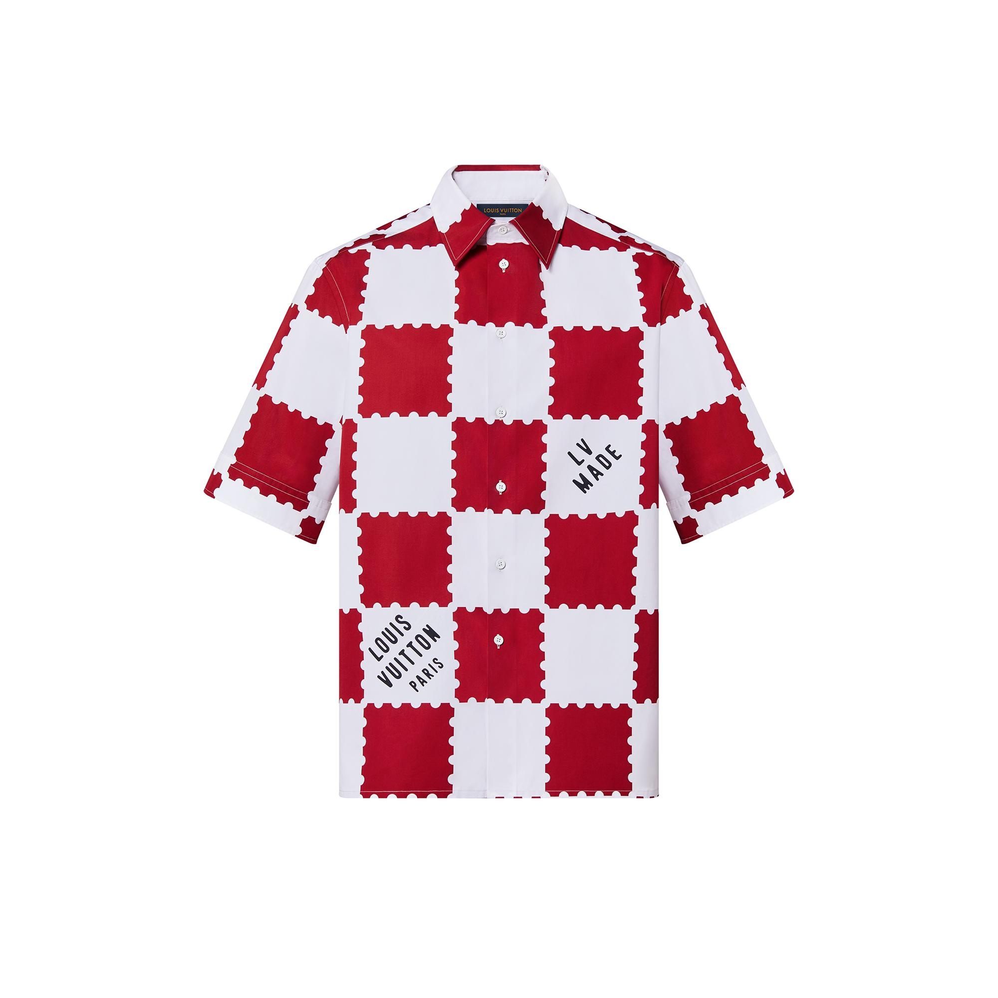 Giant Damier Short-Sleeved Shirt - 1