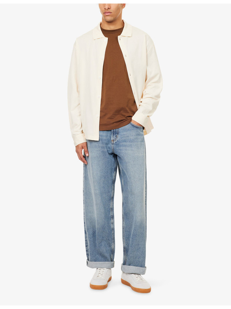 FRAME Regular-Fit Crewneck Cotton-Jersey T-Shirt outlook