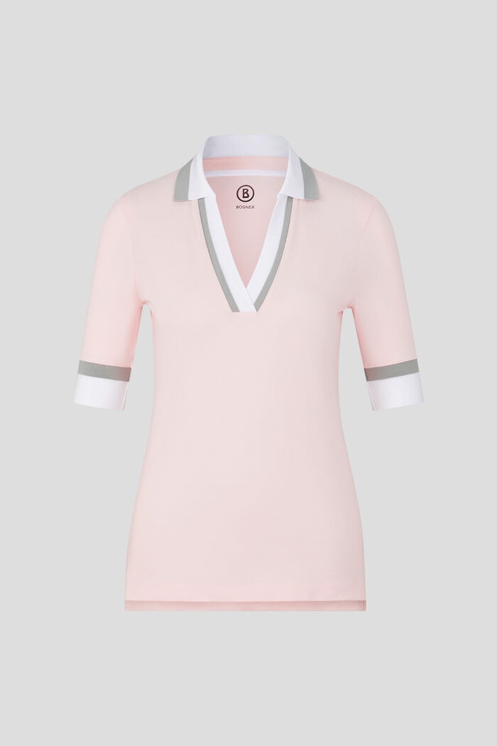 Elonie Functional polo shirt in Pink - 1