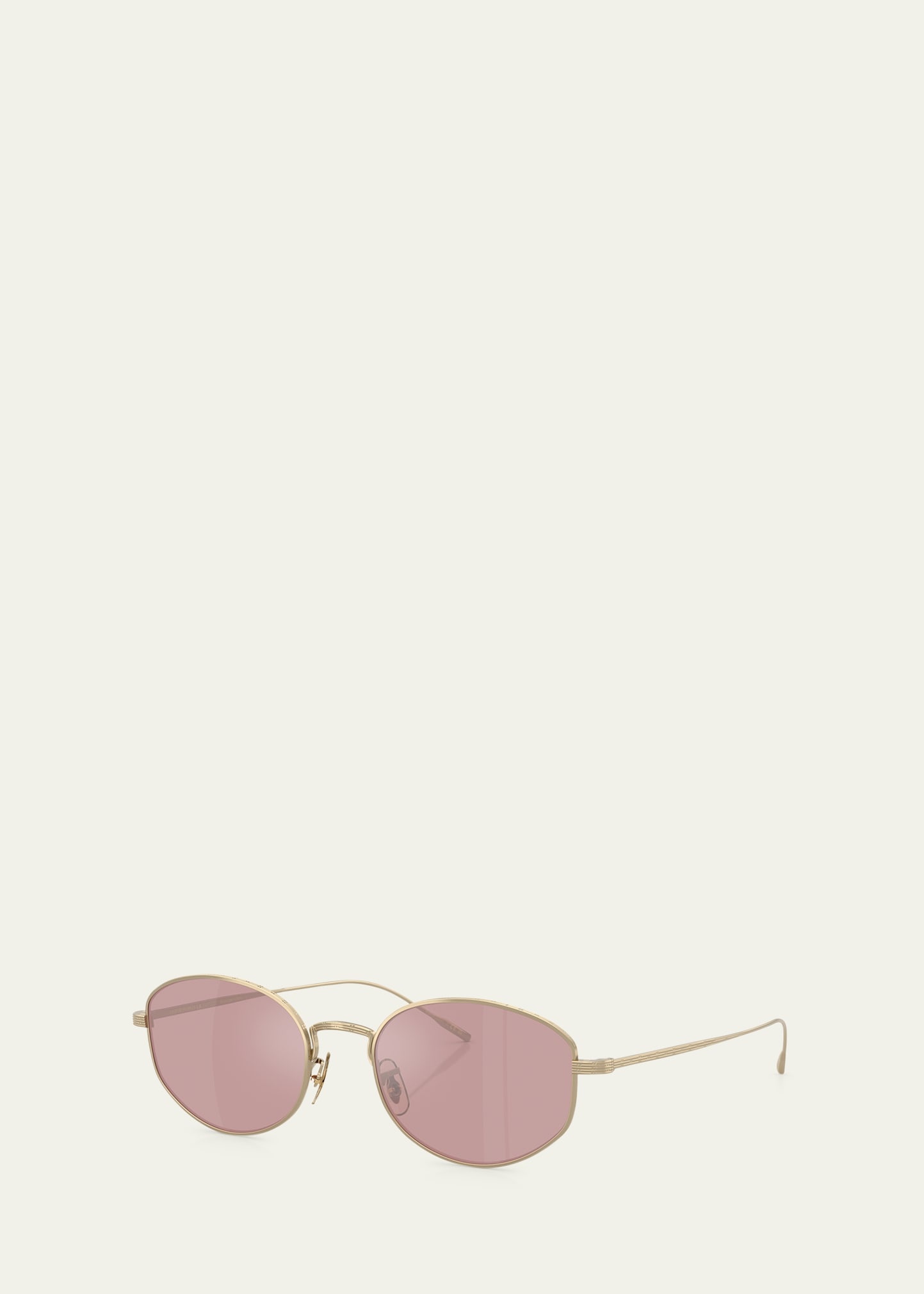 Titanium Oval Sunglasses - 2
