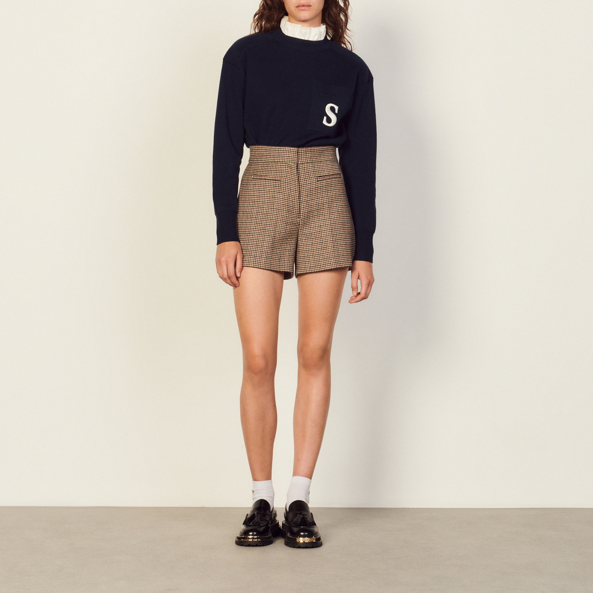 Houndstooth shorts - 6