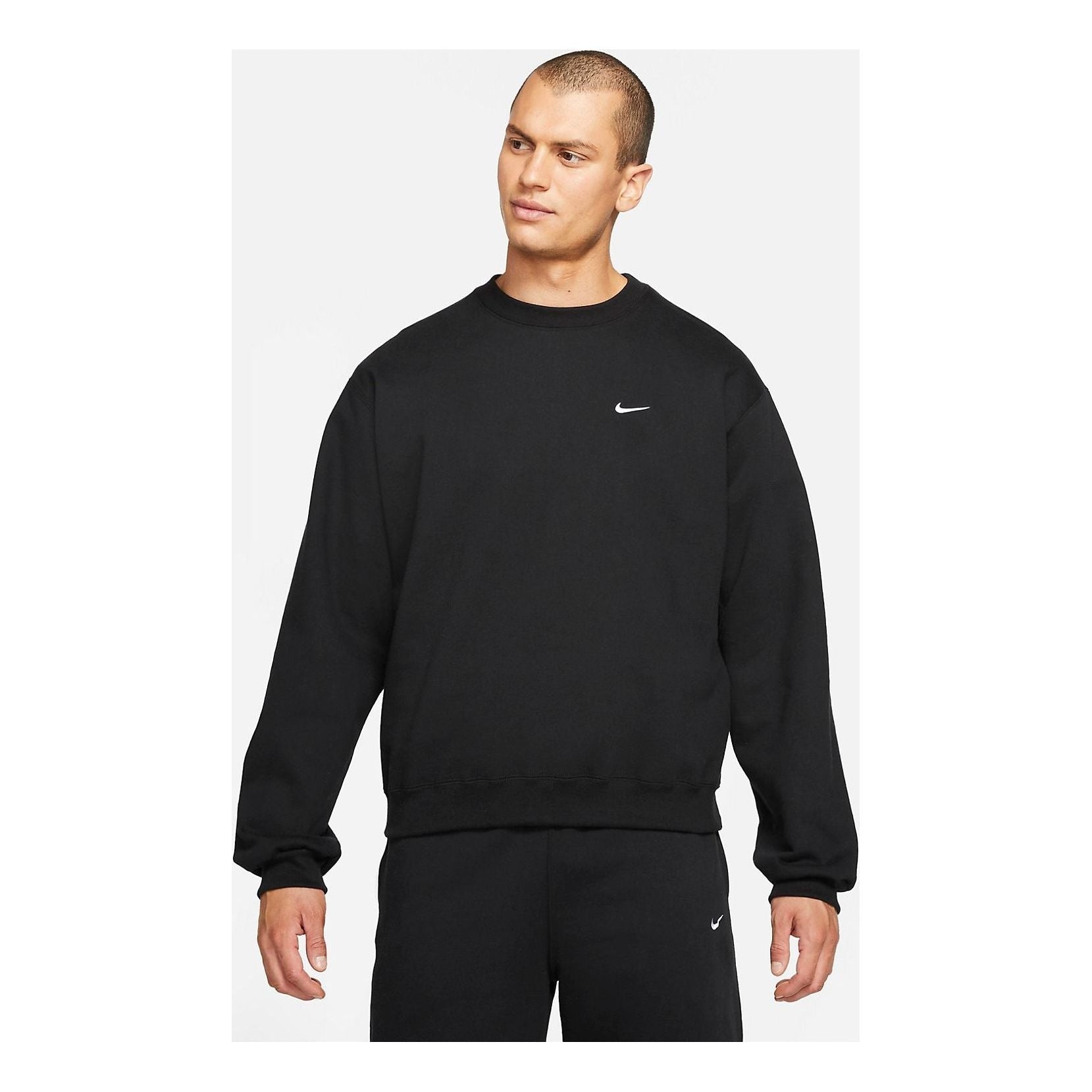 Nike Lab Nrg Fleece Crew Round Neck Pullover 'Black' CQ4004-010 - 3