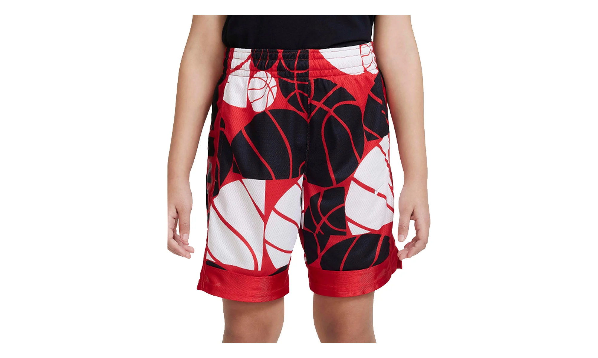 Dri-Fit Elite Printed Basketball Shorts GS "University Red / Black / White" DX5513 657 - 1