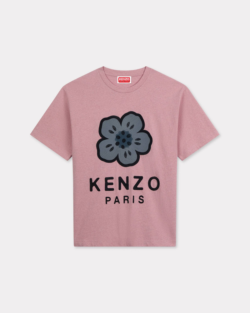 'Boke Flower' embroidered oversized T-shirt in heavy cotton 1