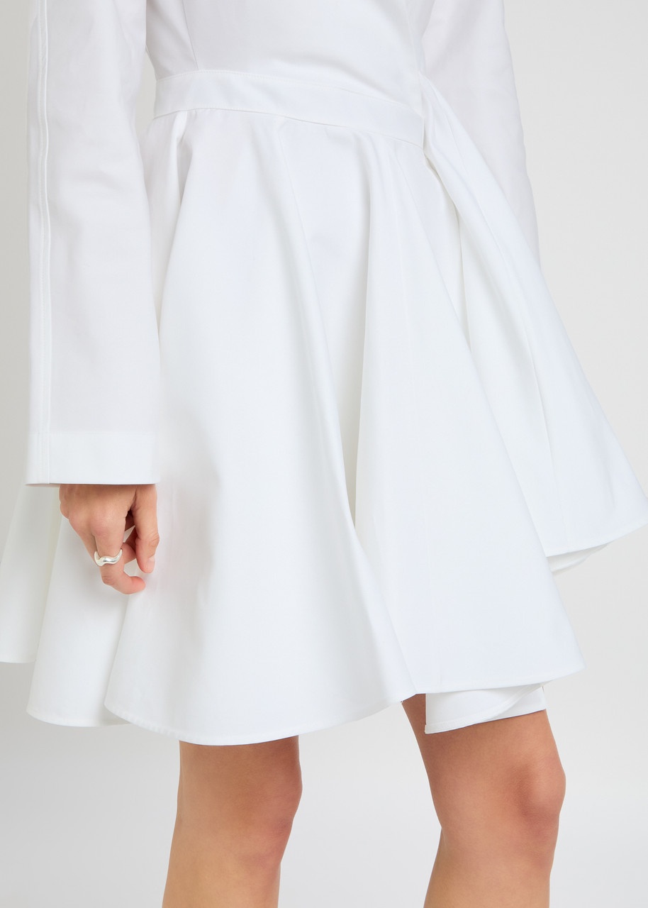 Alaïa Wrap Crepe Mini Dress - 5