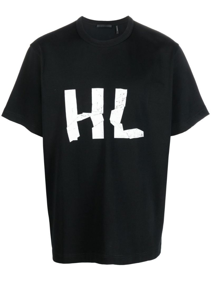 logo-print detail T-shirt - 1