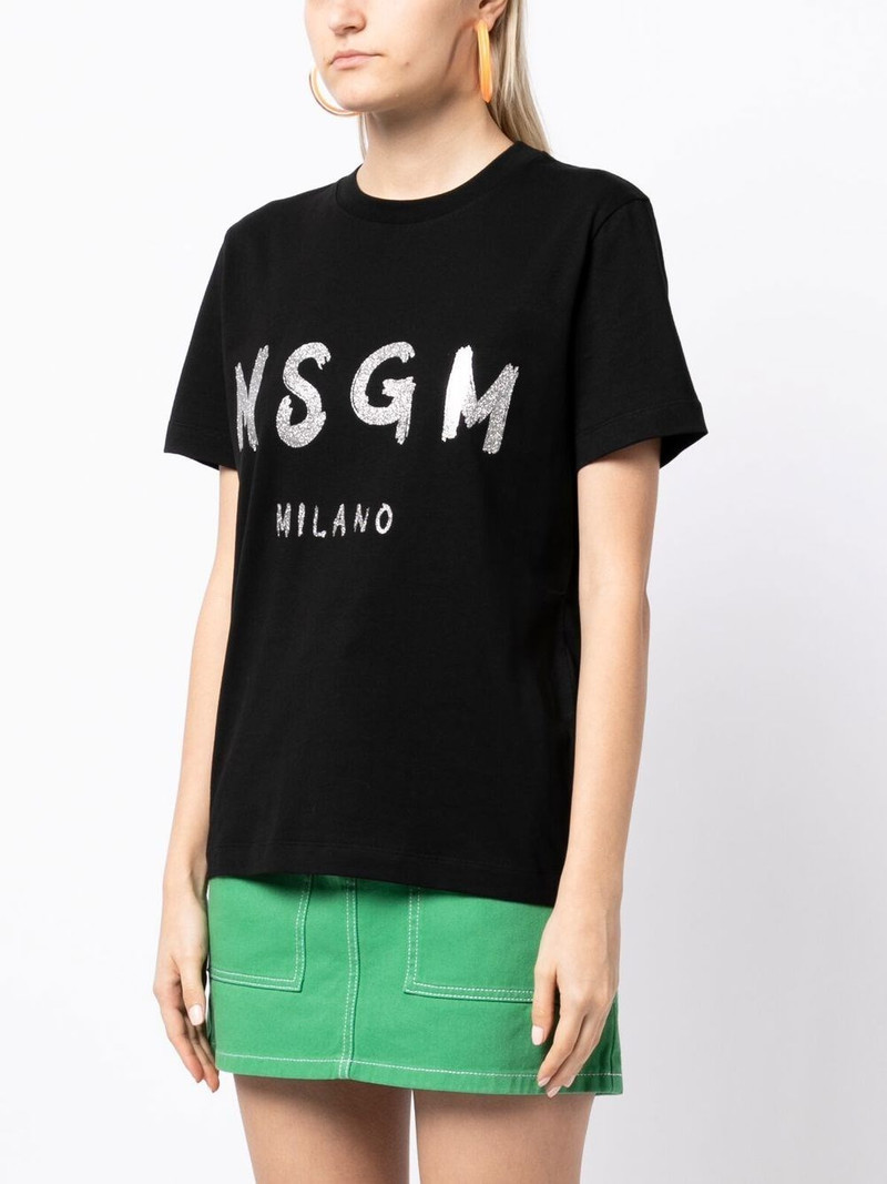 MSGM LOGO PRINT T-SHIRT outlook