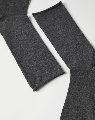 Brunello Cucinelli Stretch cashmere knit socks outlook