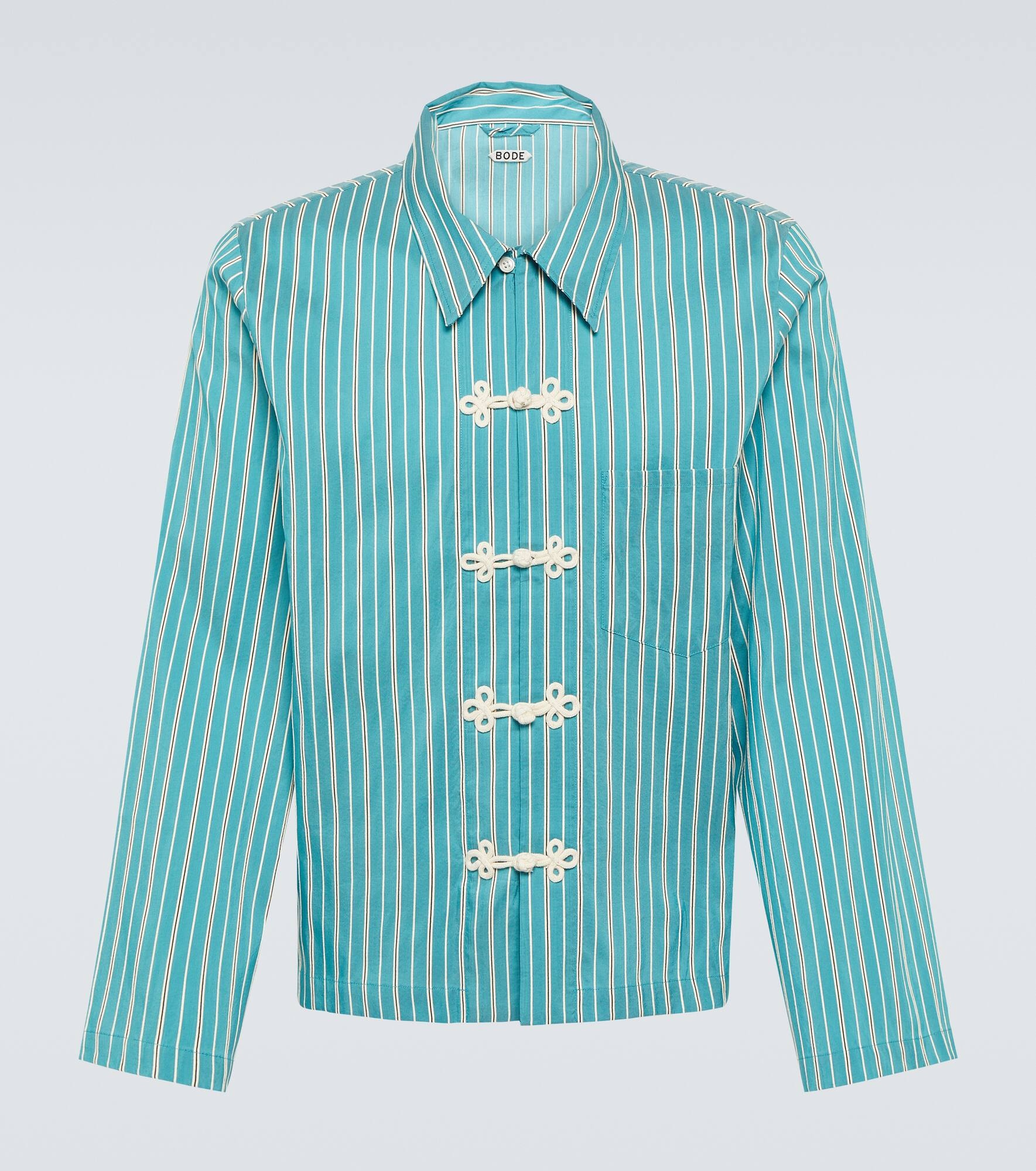 Shore Stripe cotton-blend shirt - 1