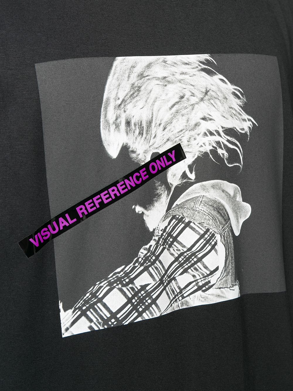 negative photo print T-shirt - 5