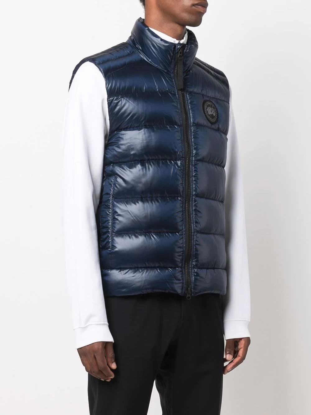 padded feather down gilet - 3