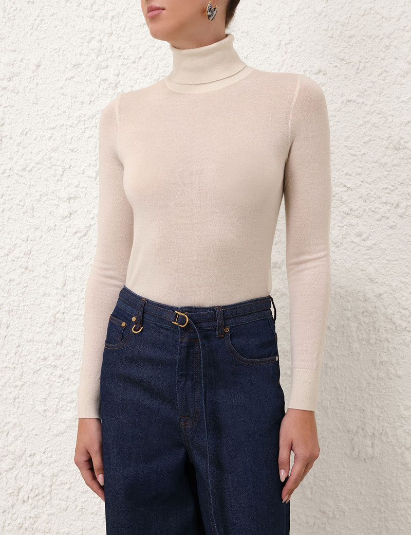 Zimmermann CLASSIC TURTLE NECK SWEATER outlook