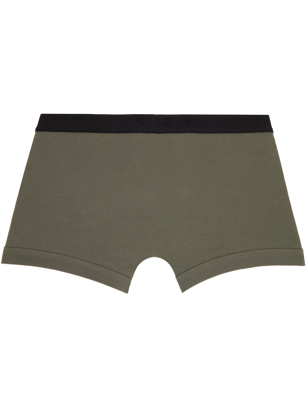 Khaki Cotton Boxer Briefs - 2