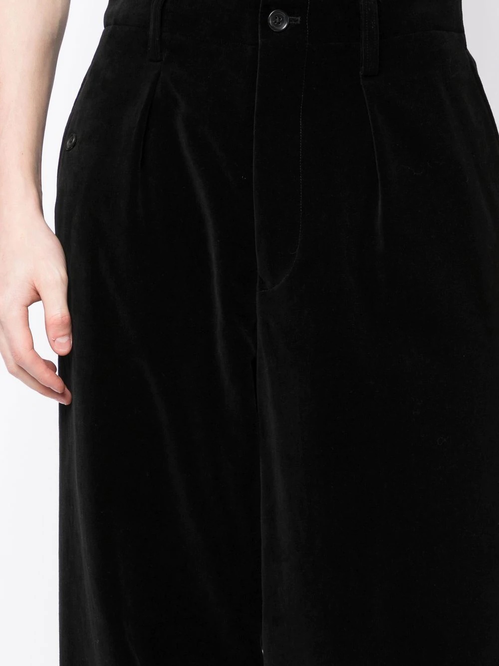 high-waist wide-leg trousers - 5