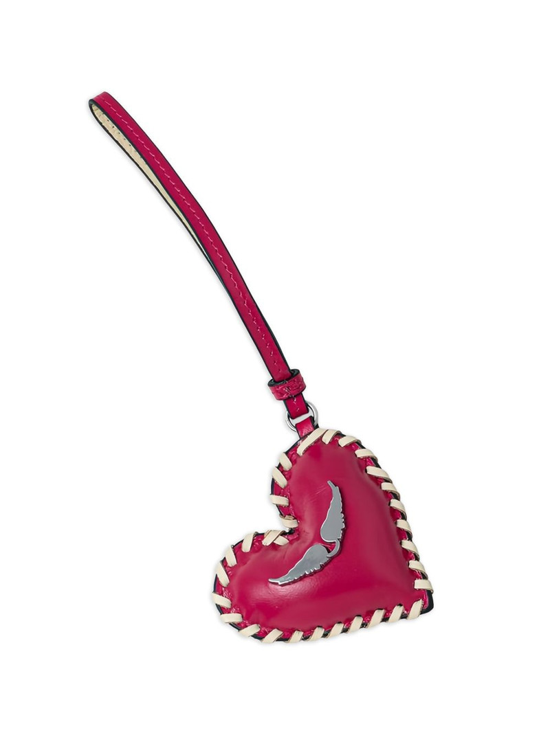 heart stitched keyring 1