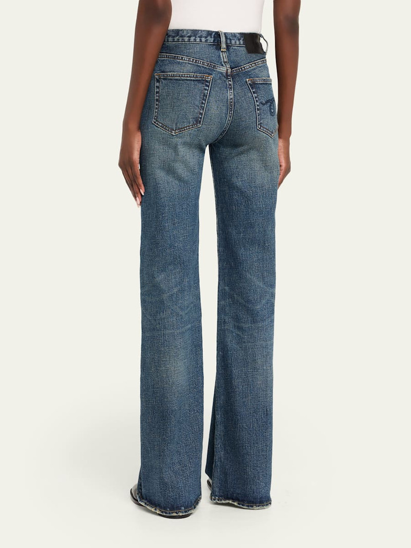 R13 Charlotte Straight Mid-Rise Jeans outlook