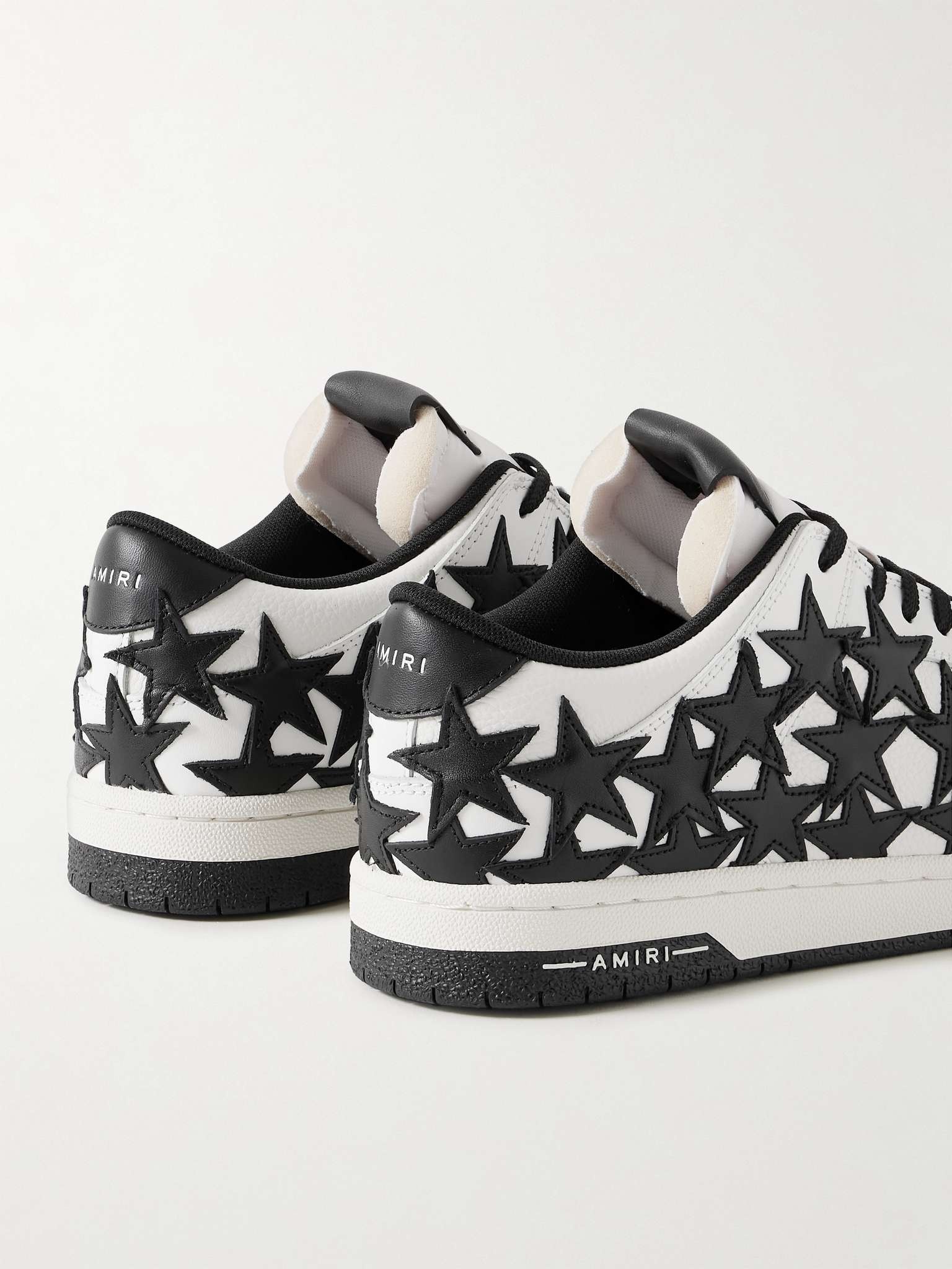 Stars Low Appliquéd Leather Sneakers - 5