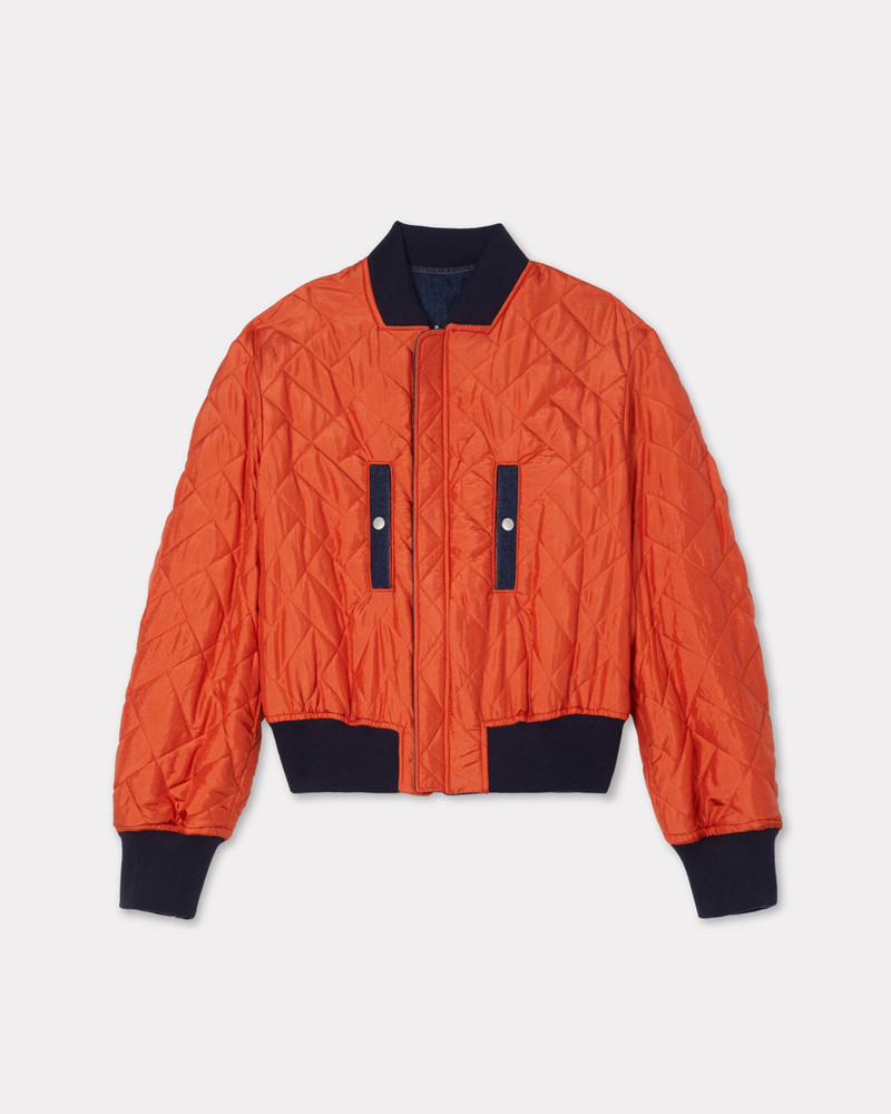 'KENZO Constellation' reversible embroidered bomber in japanese denim 3