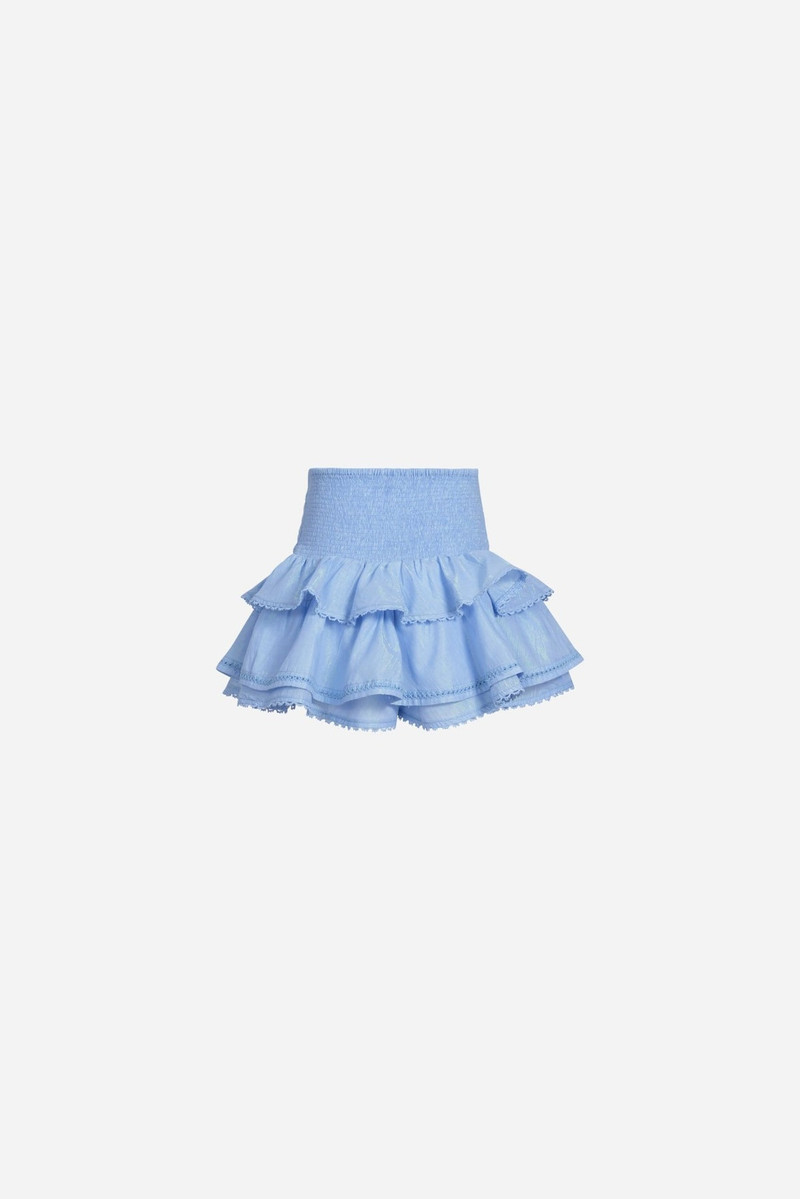 Poupette St Barth Mini Skirt Alizee for girls - Light Blue outlook