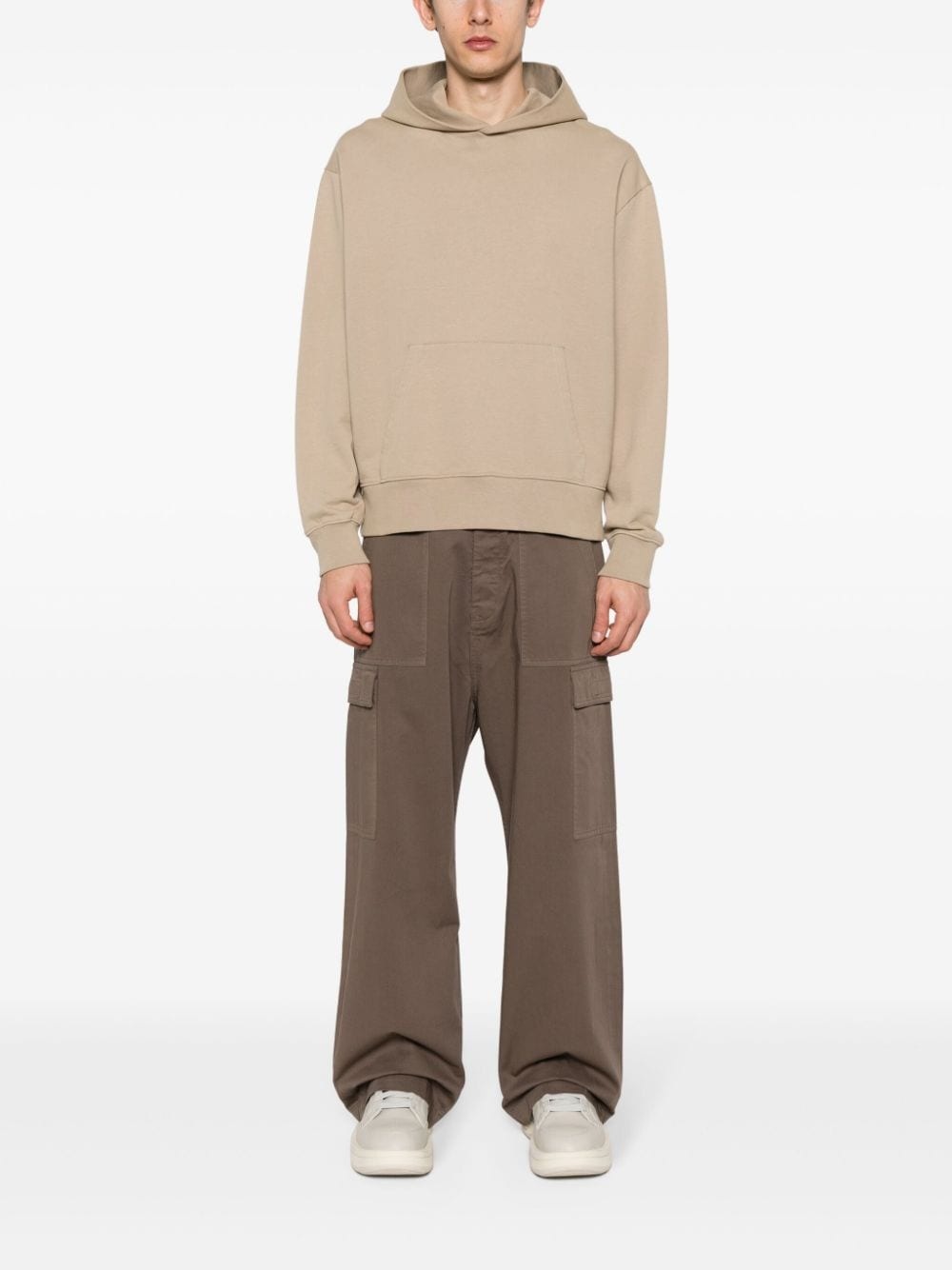 cotton straight cargo pants - 2