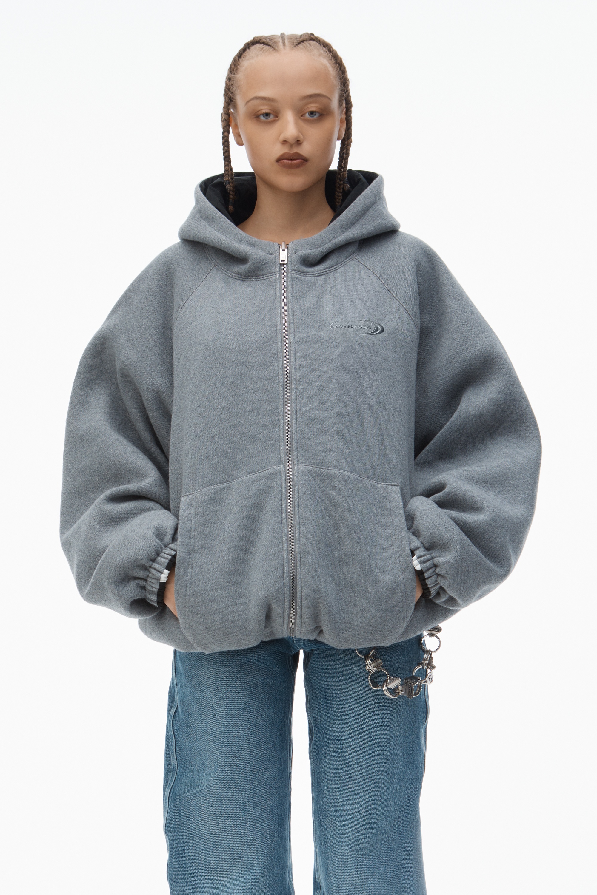 Unisex Reversible Raglan Hoodie - 2