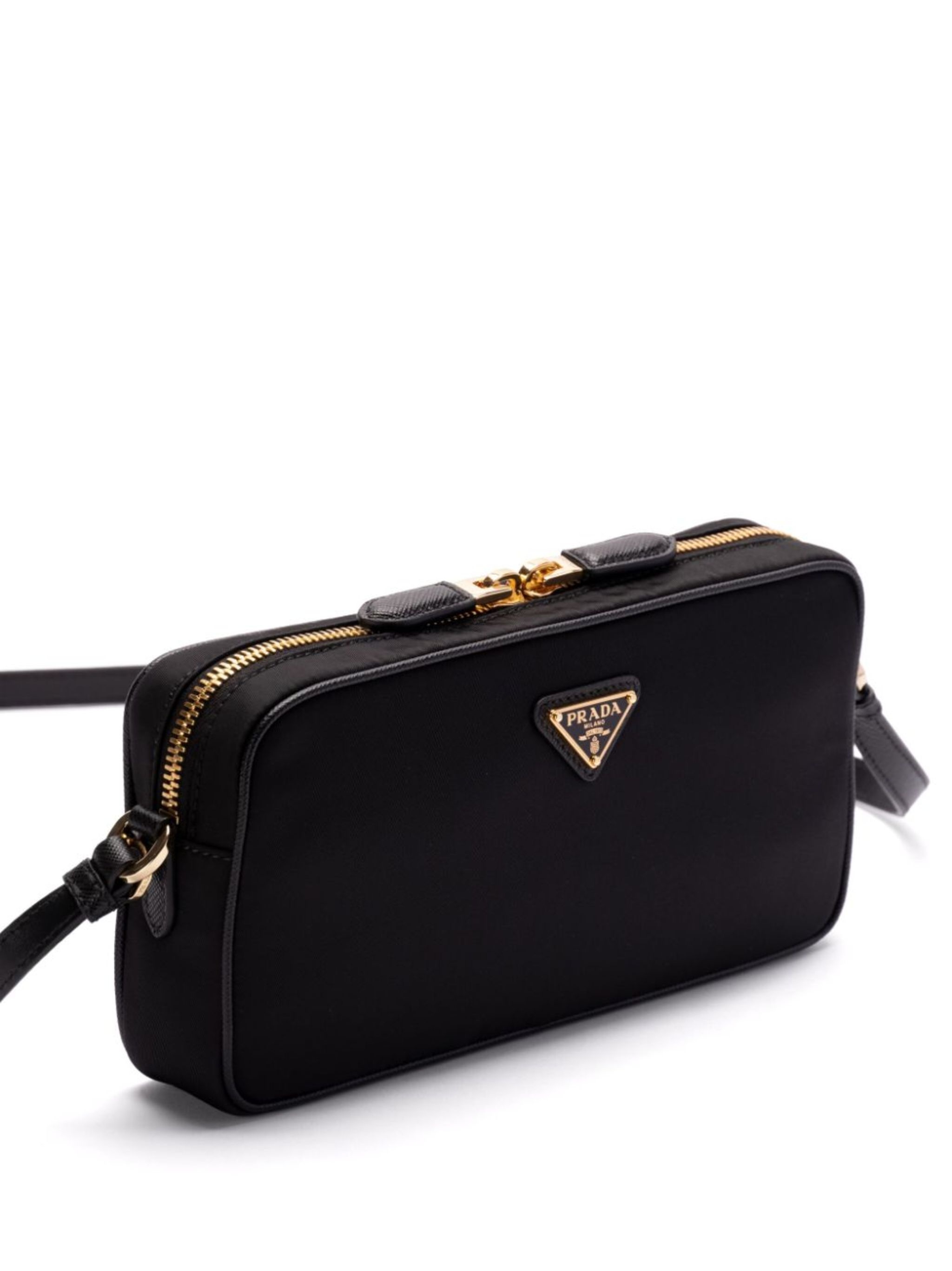 enamel-triangle crossbody bag 3