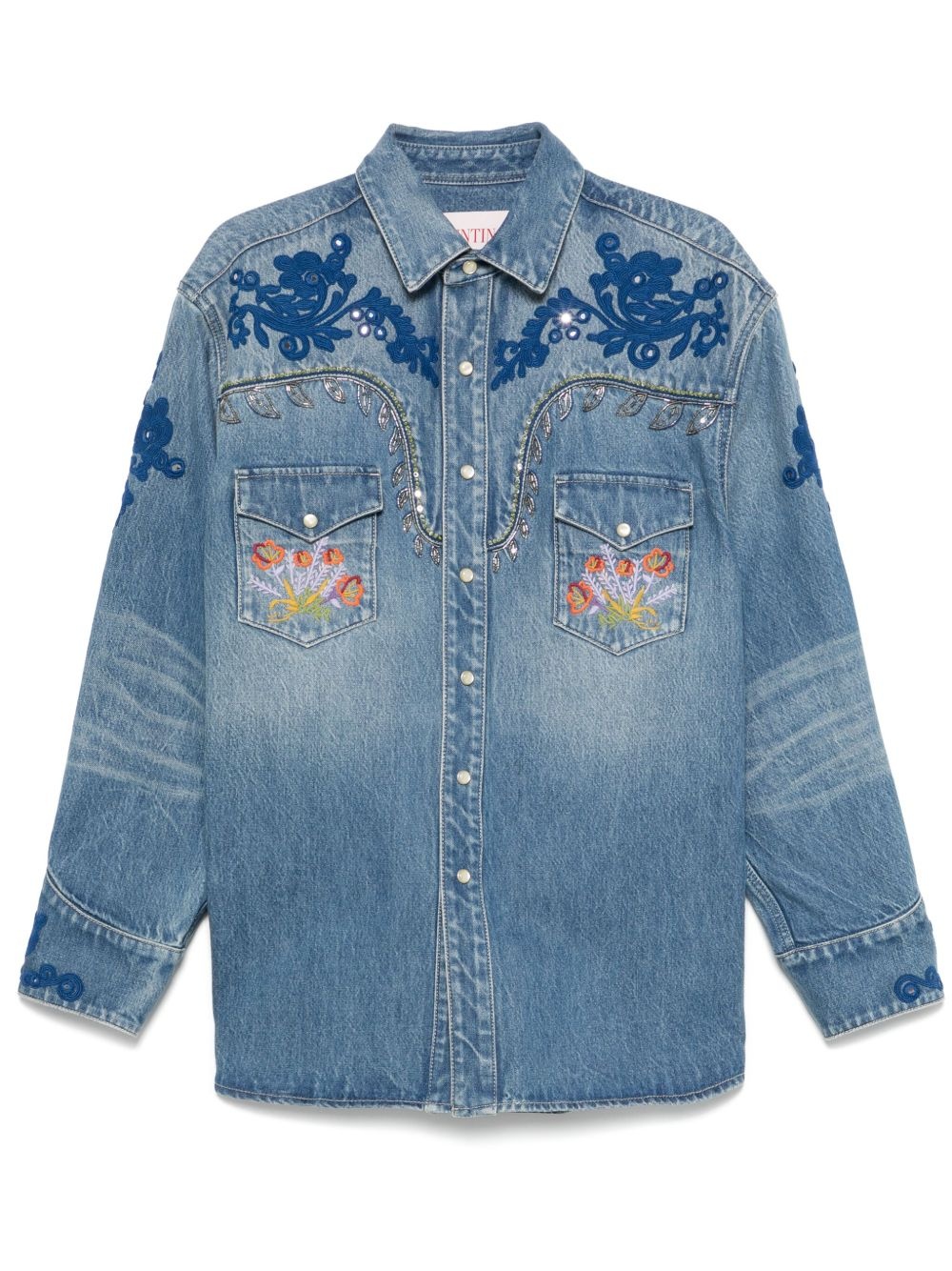 embroidered shirt - 1
