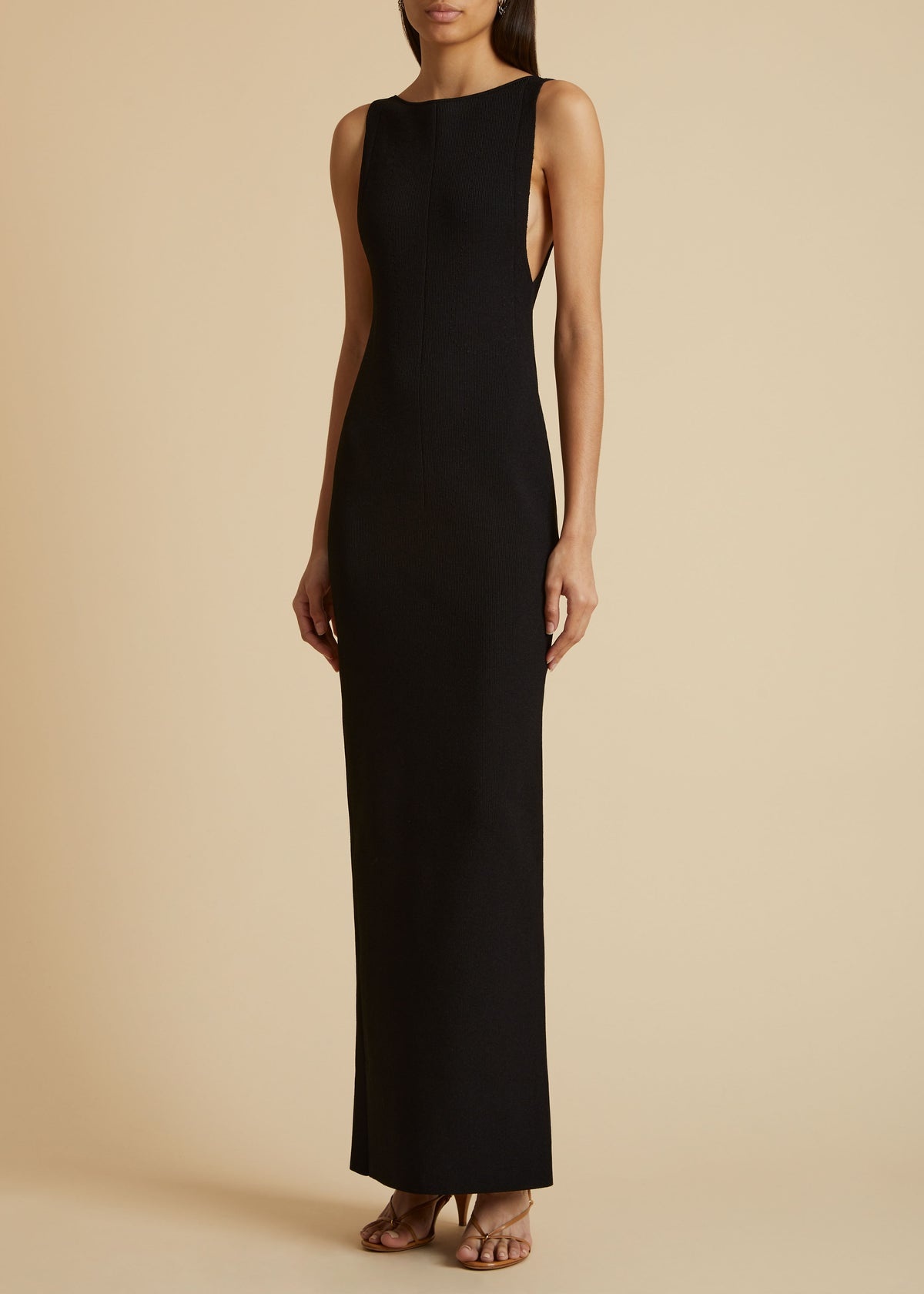 The Evelyn Dress in Black - 1