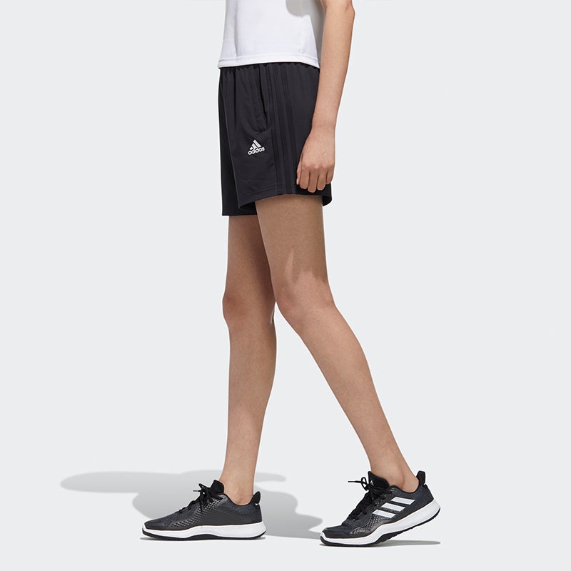 (WMNS) adidas Mh 1/4 Shorts Sports Running Training Woven Black FT2879 - 5